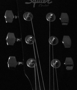 Headstock with Tuning Keys